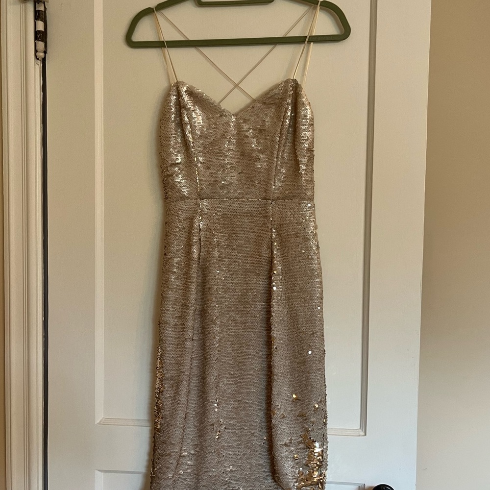 ASTR the Label — Gold Dress